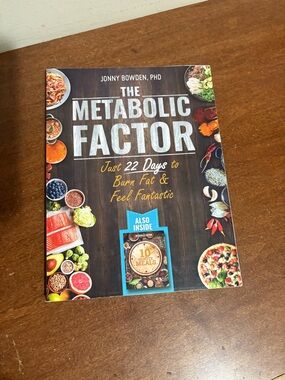 The Metabolic Factor by Jonny Bowden PhD Paperback Health Guide Burn Fat